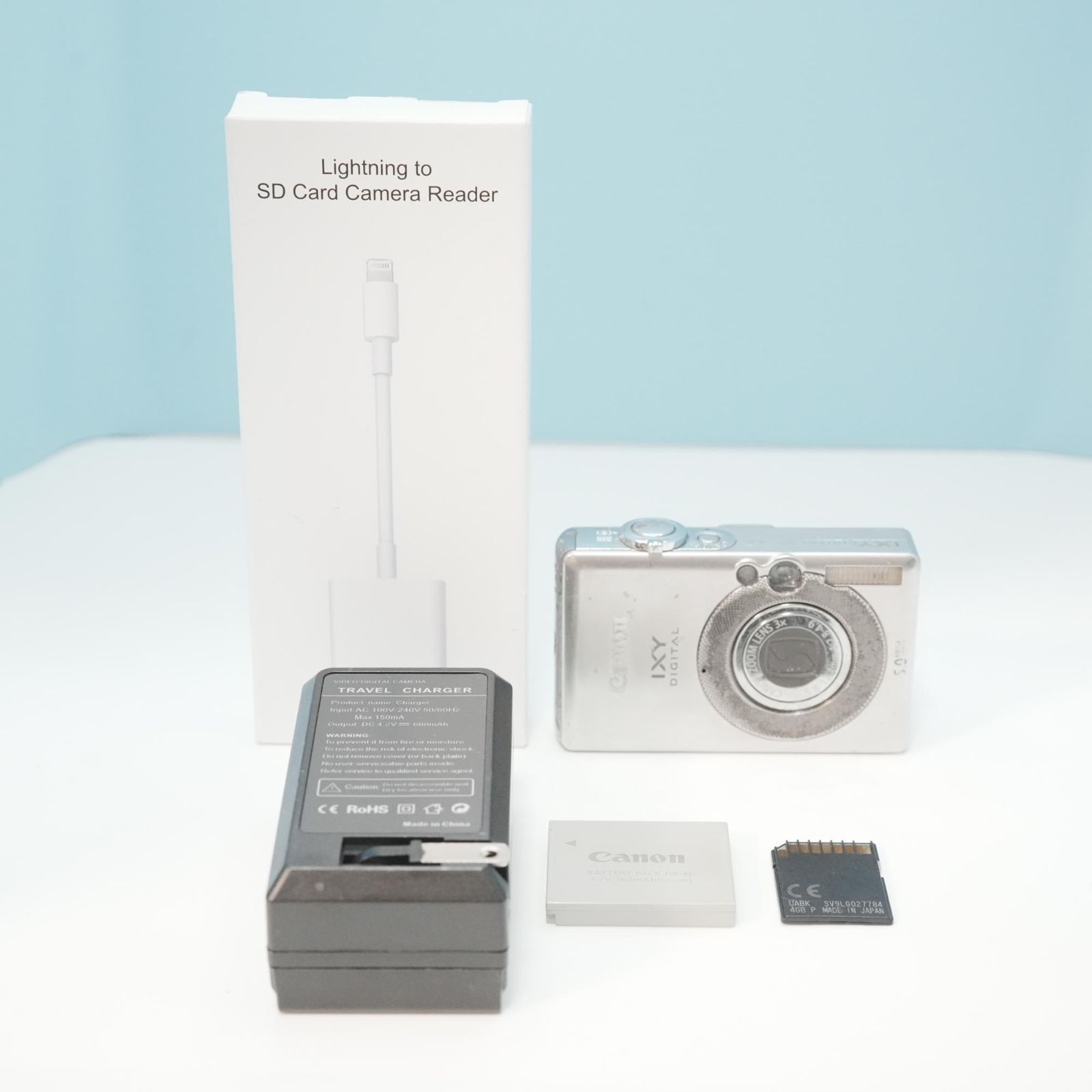Canon IXY DIGITAL 55 デジカメ スマホ転送OK フルセット a5984 - メルカリ
