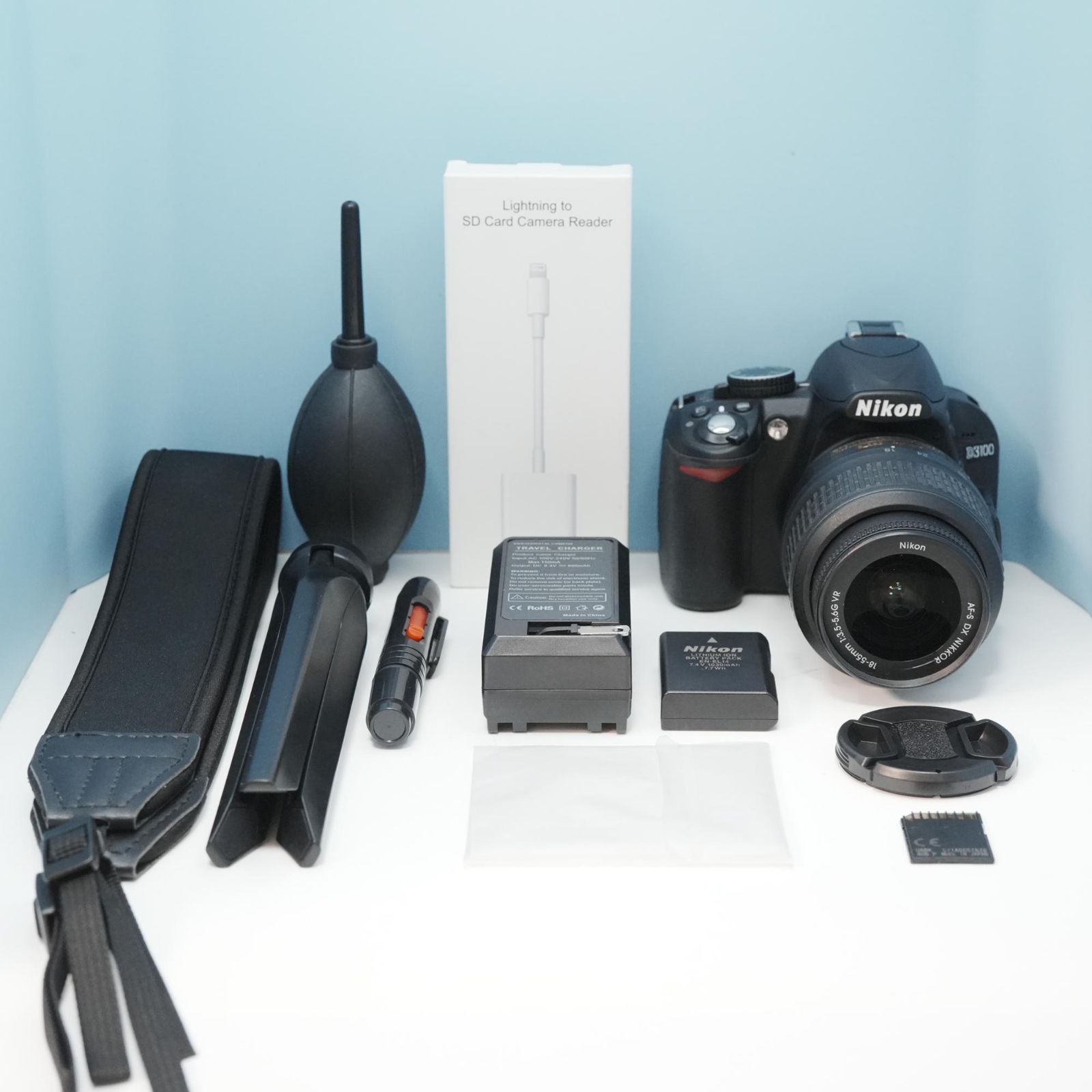 Nikon D3100 一眼レフ スマホ転送OK フルセット 極美品 a5986 - メルカリ