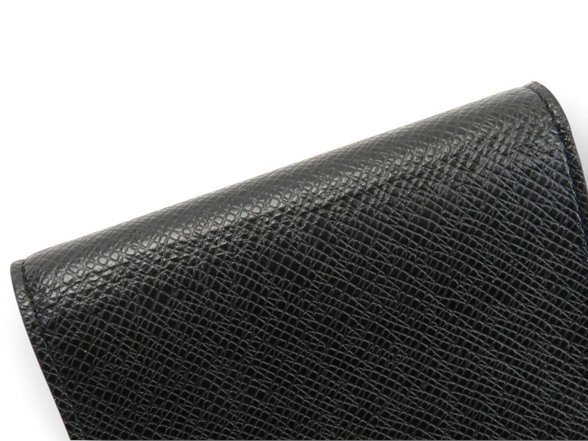 ほぼ新品 ルイヴィトン LOUIS VUITTON タイガ アンヴェロップ カルト ドゥ ヴィジット NM カードケース 名刺入れ パスケース ブラック レザー M64595 M30922 LOUIS VUITTON（ルイ・ヴィトン） ヴィトン タイガ カードケース