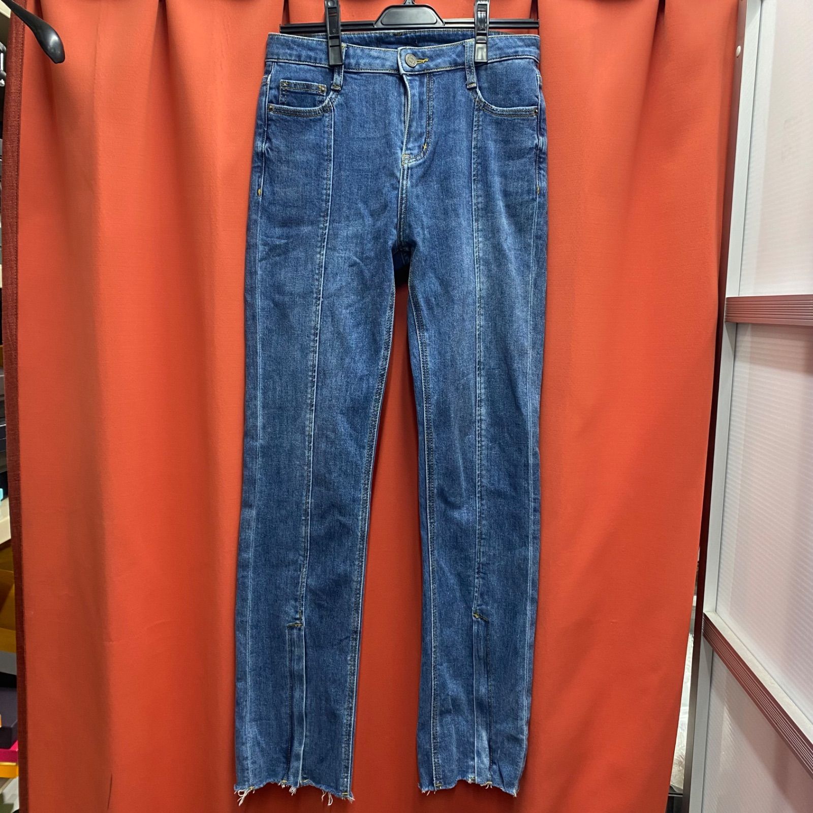 CELINE セリーヌ デニムパンツ ジーパン フレアデニム 前スリット 