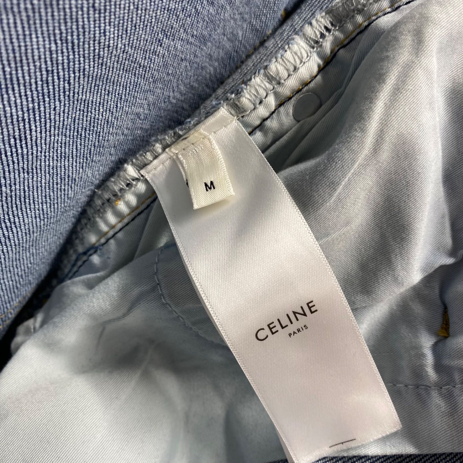 CELINE セリーヌ デニムパンツ ジーパン フレアデニム 前スリット 