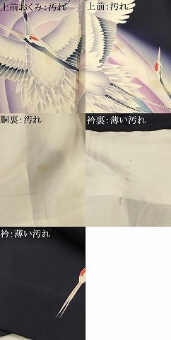 平和屋着物□豪華振袖 流水飛鶴文 暈し染め 正絹 逸品 AABG8285sx