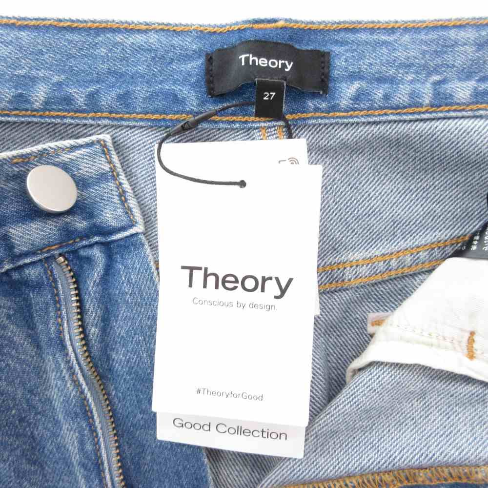 セオリー Theory タグ付き 25SS Relaxed Denim Wide Jean デニムパンツ