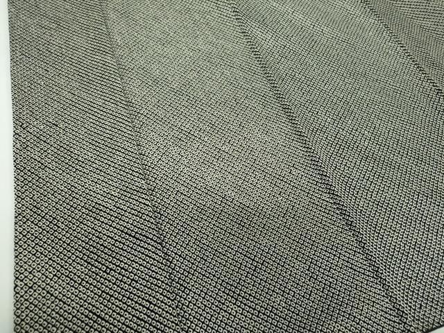 平和屋着物●大変加工の良い総絞り小紋　黒地　正絹　逸品　DABB4903ps 平和屋着物○大変加工の良い総絞り小紋 黒地 正絹 逸品 DABB4903ps
