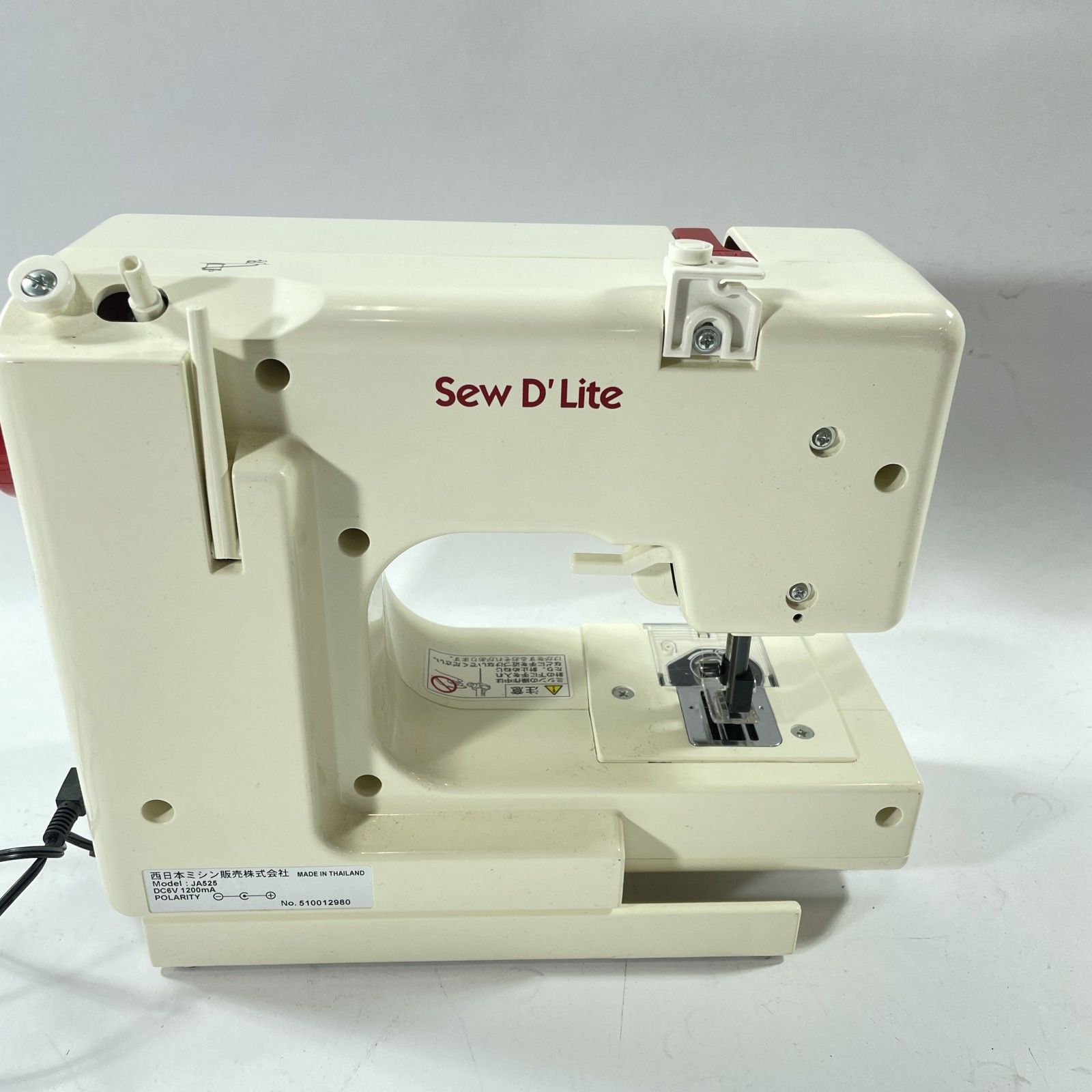 ☆ JANOME ジャノメ ミシン コンパクトミシン Sew D'Lite JA525 電動