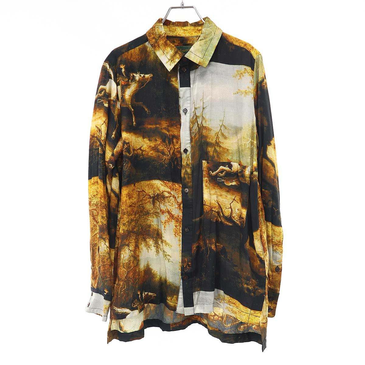 Aleksandr Manamis アレクサンダーマナミス 22AW プリントウールシャツ