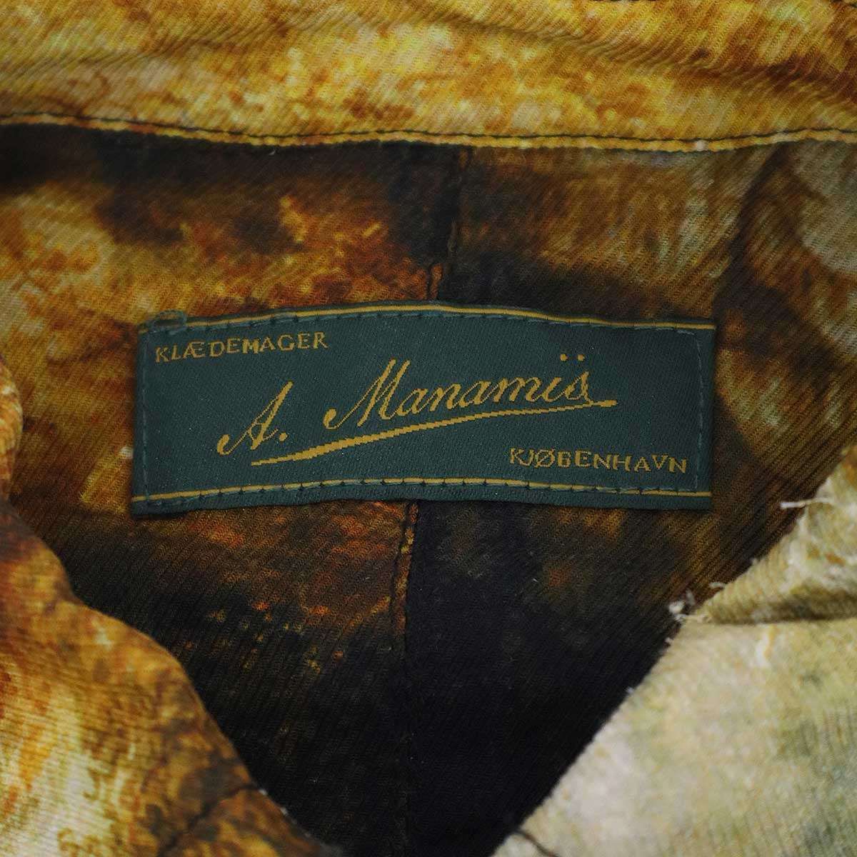 Aleksandr Manamis アレクサンダーマナミス 22AW プリントウールシャツ 