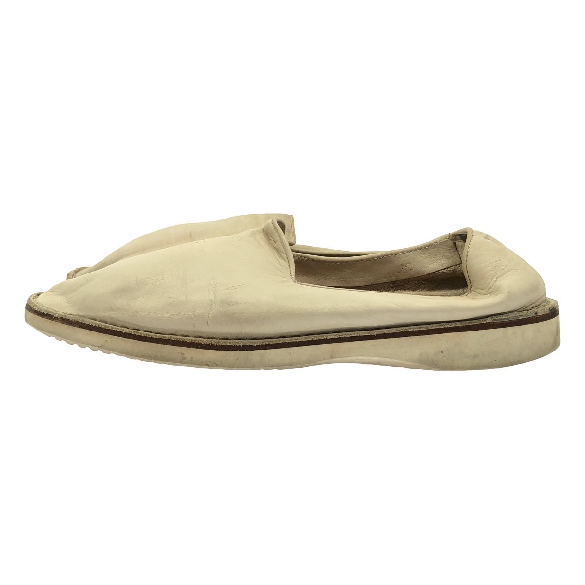 Maison Margiela 22 メゾン マルジェラ レザースリッポン ホワイト 43 
