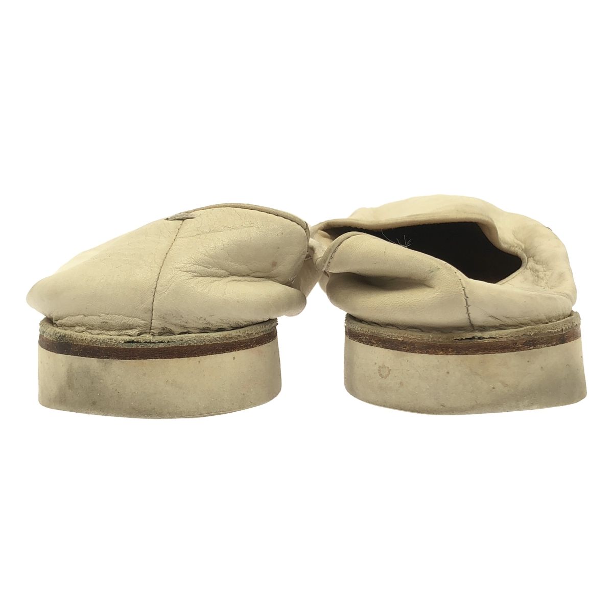 Maison Margiela 22 メゾン マルジェラ レザースリッポン ホワイト 43 
