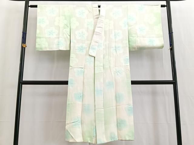 平和屋着物○長襦袢 無双仕立て 横段舞桜文 暈し染め 正絹 逸品
