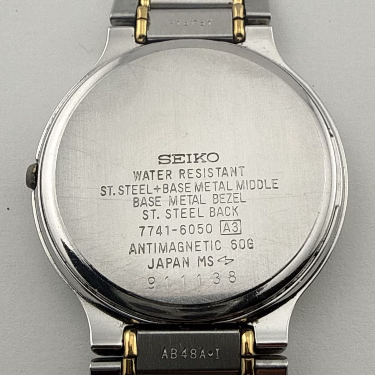 訳ありSEIKO 7741-6050 セイコー DOLCE ドルチェ 1円開始◇稼働 