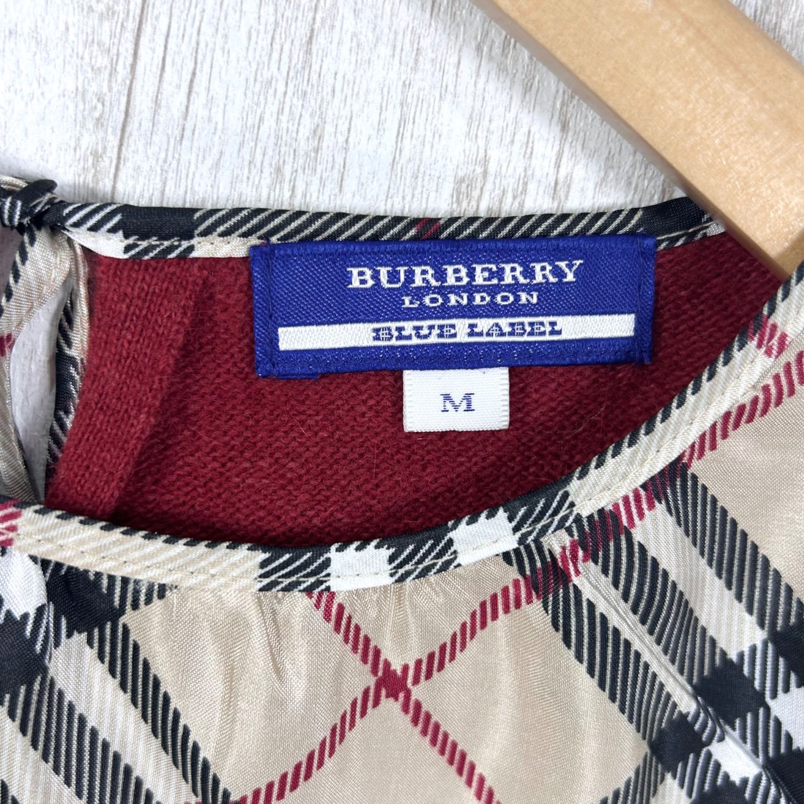 バーバリーロンドン アンサンブル BURBERRY ニット ノバ ノバチェック
