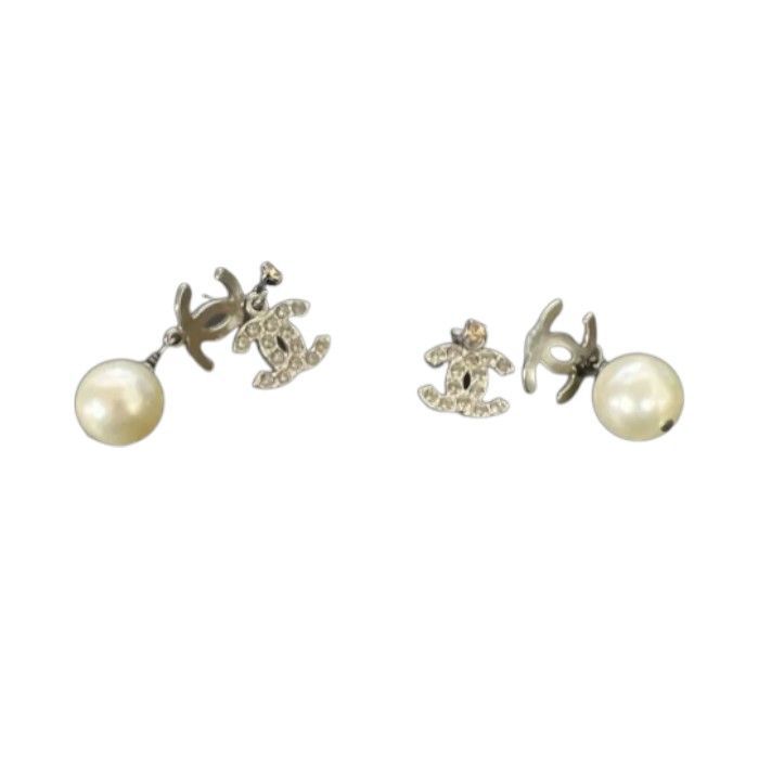 CHANEL CCロゴ パール ピアス 真珠 シャネル ジュエリー イヤリング