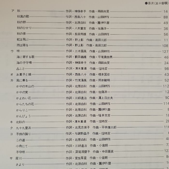 日本歌曲集(1) (声楽ライブラリ-) 全音楽譜出版社 出版部 - メルカリ