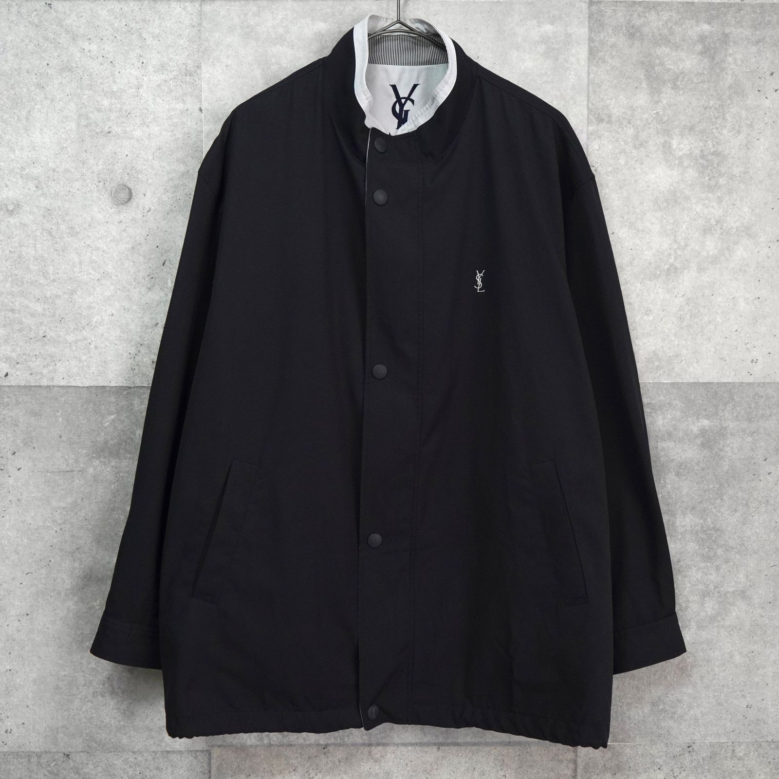 イヴ イブサンローラン イヴ・サンローラン YSL ブルゾン ウール 短丈 