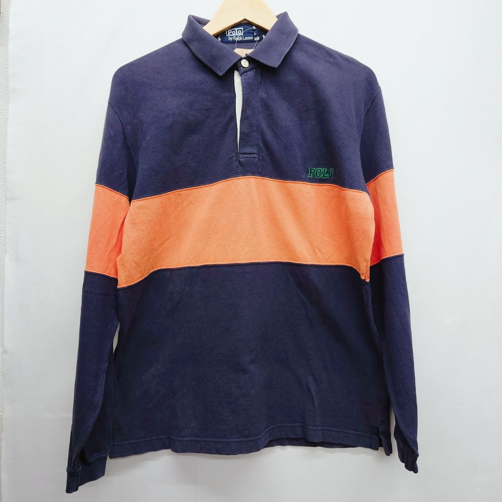 POLO RALPH LAUREN ポロラルフローレン 長袖ポロシャツ サイズL 