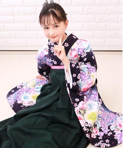 KYOETSU] [キョウエツ] 袴 セット 卒業式 小学生 女の子 卒業式袴