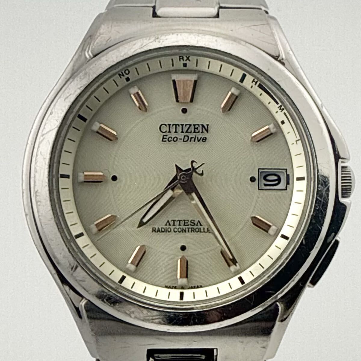 訳あり】CITIZEN H110-T011331 シチズン ATTESA アテッサ メンズ 