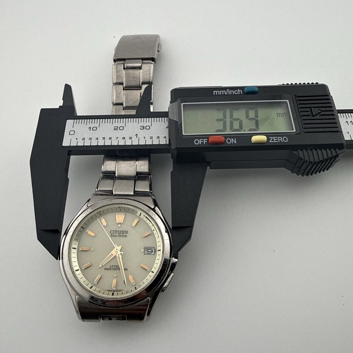訳あり】CITIZEN H110-T011331 シチズン ATTESA アテッサ メンズ 