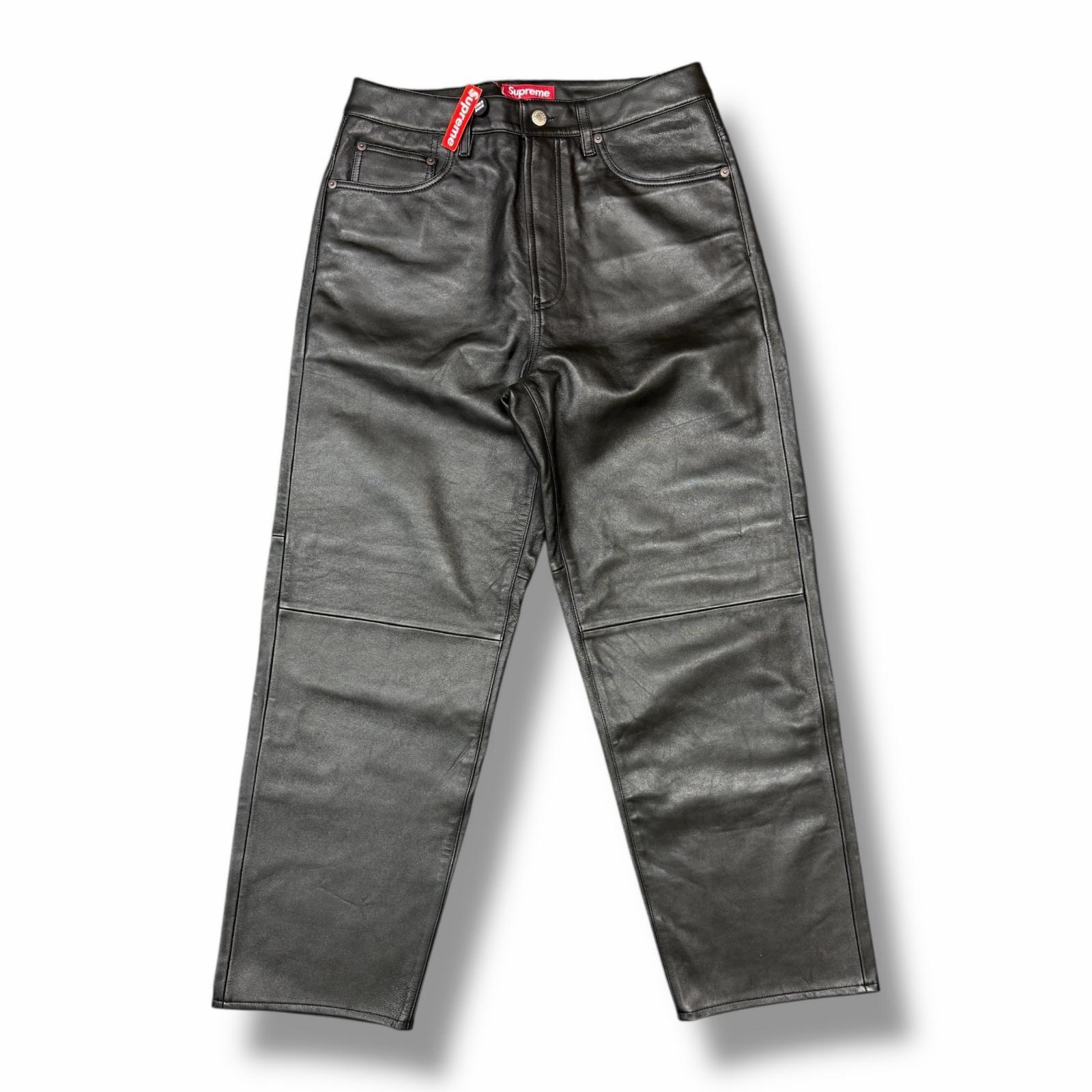 パンツ Supreme 24AW Leather Baggy 5-Pocket Jean 国内正規 Supreme 24AW Leather Baggy 5-Pocket Jean レザーバギー5
