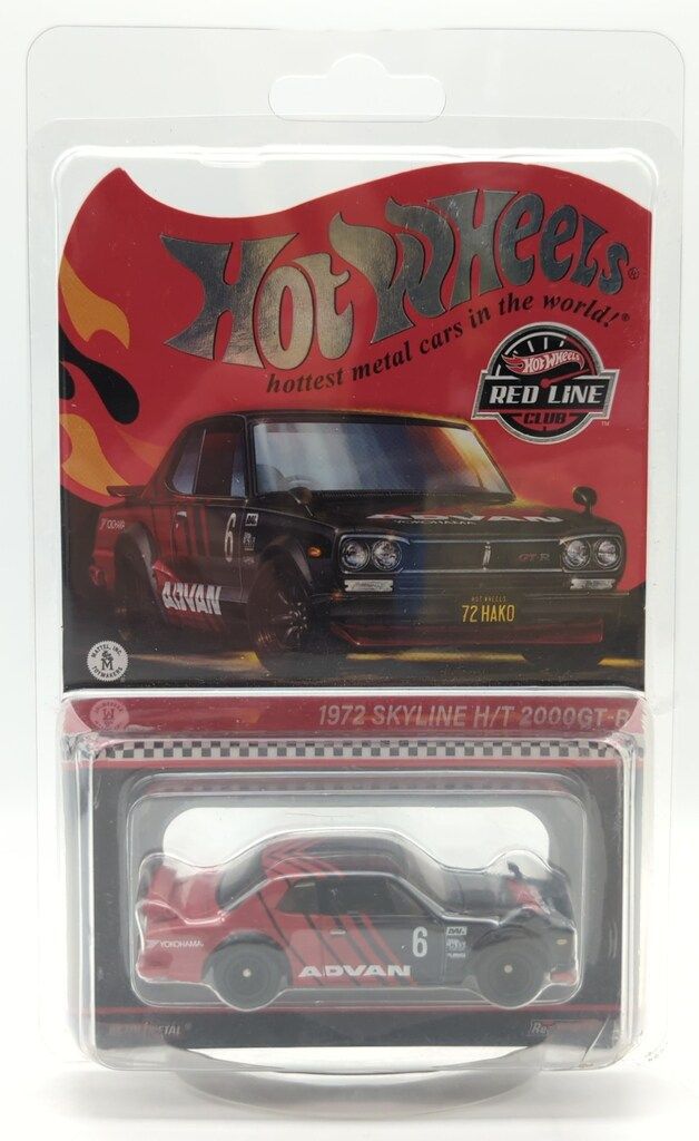 お得，お買い得 MATTEL HOTWHEELS RLC/RED LINE CLUB 1972 SKYLINE H/T