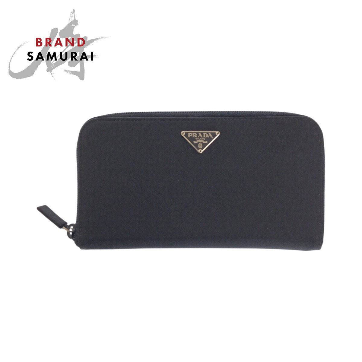 美品 PRADA プラダ 三角ロゴ テスート ブラック ナイロン トートバッグ 
