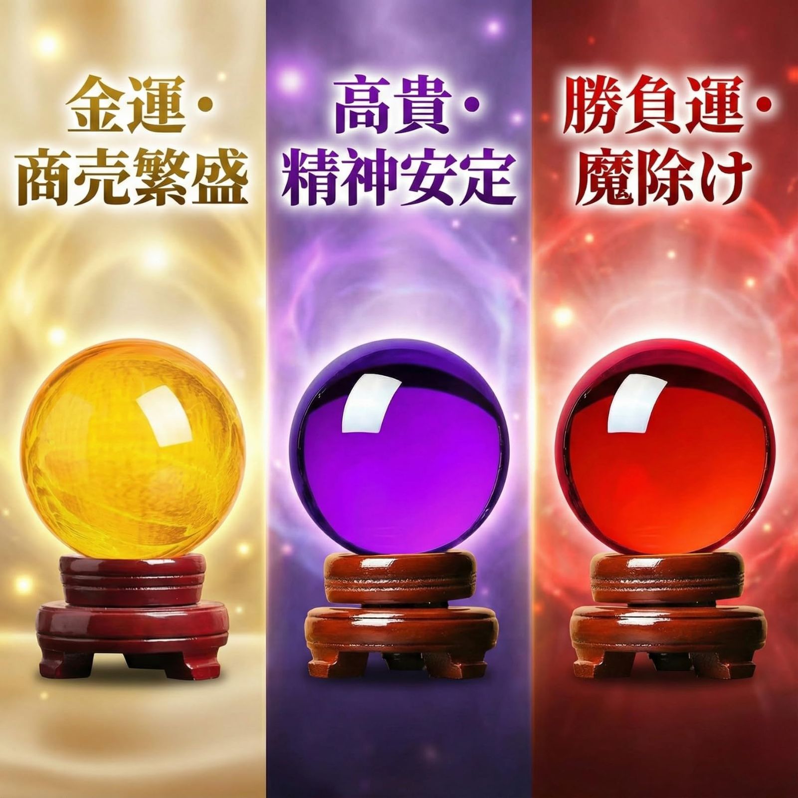 開運 風水 水晶 置物 台座付き | VISUALWORKS.CO.JP