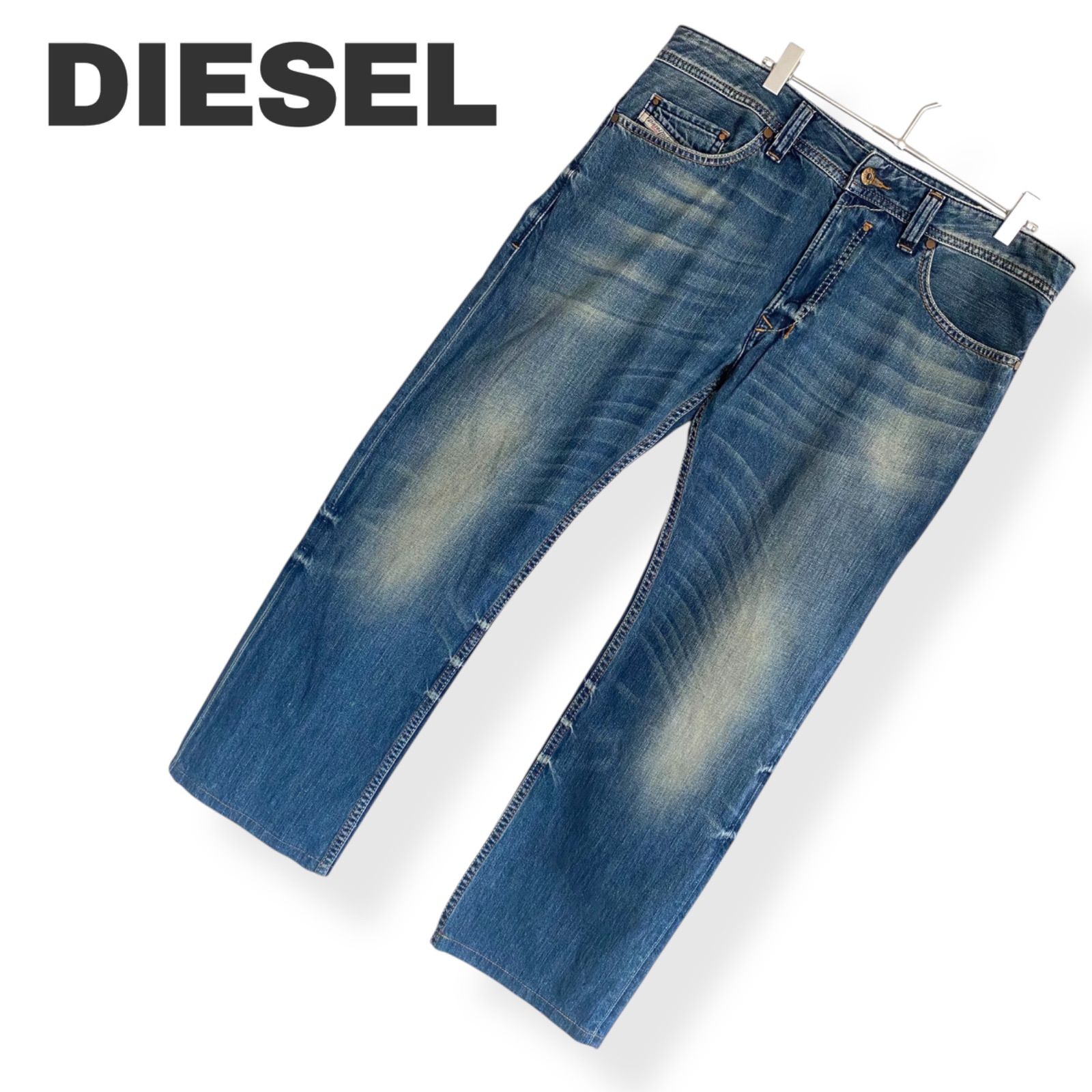 DIESEL ディーゼル ブルー メンズ パンツ デニム ジーンズ ストレート 