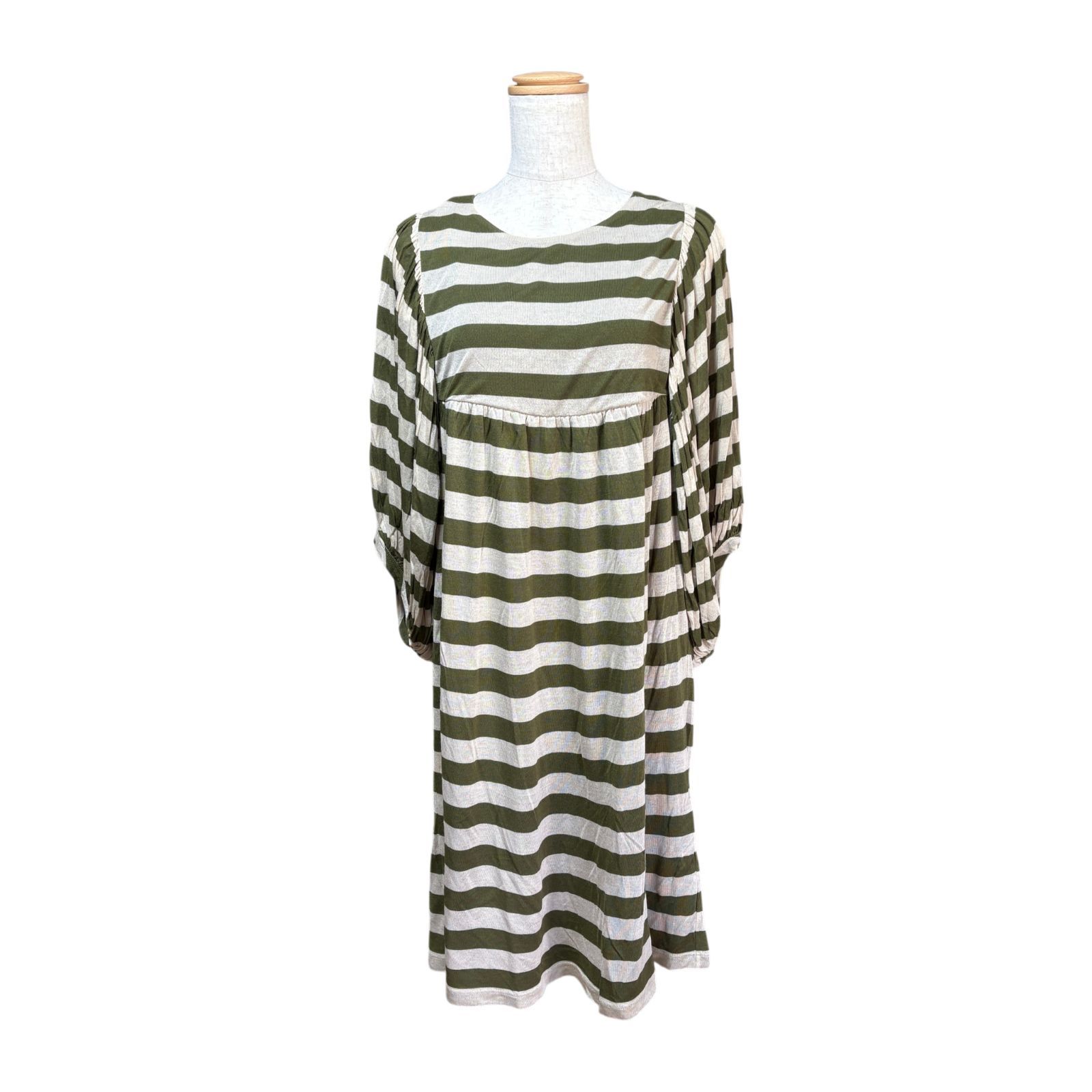 076 【未使用品】RED VALENTINO ワンピース ボリュームスリーブ S 
