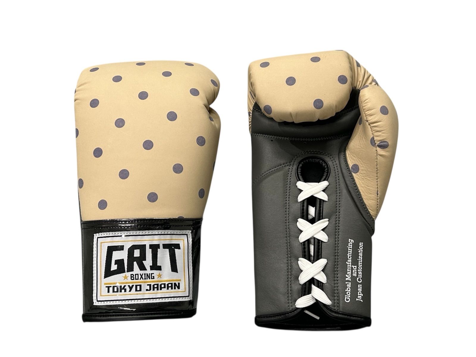 GRIT LACE UP GLOVE DOT JAPAN 本革製　紐式　10oz GRIT GRIT LACE UP GLOVE DOT JAPAN 本革製 紐式 10oz FIGHT SHOP TOKYO