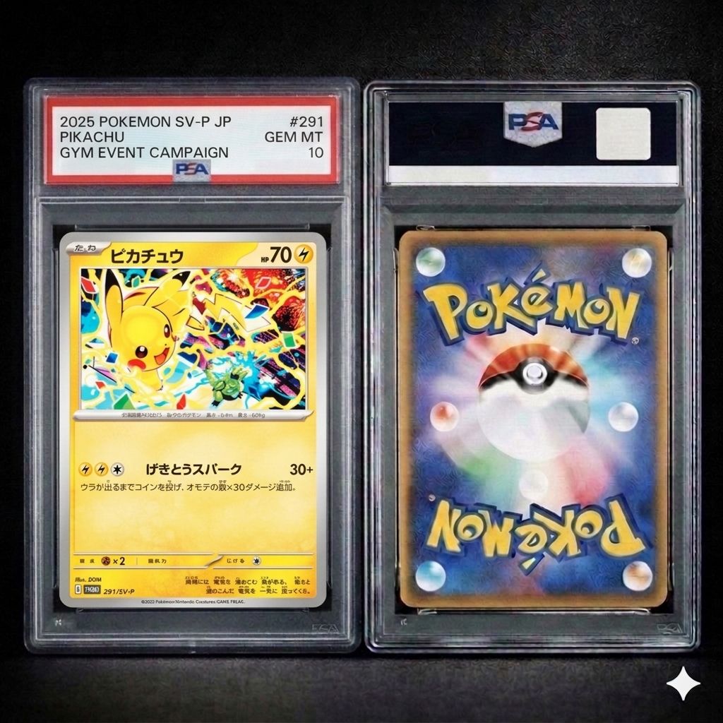 ✓【PSA10】ピカチュウ 291/SV-P GYM EVENT CAMPAIGN プロモ ポケモン