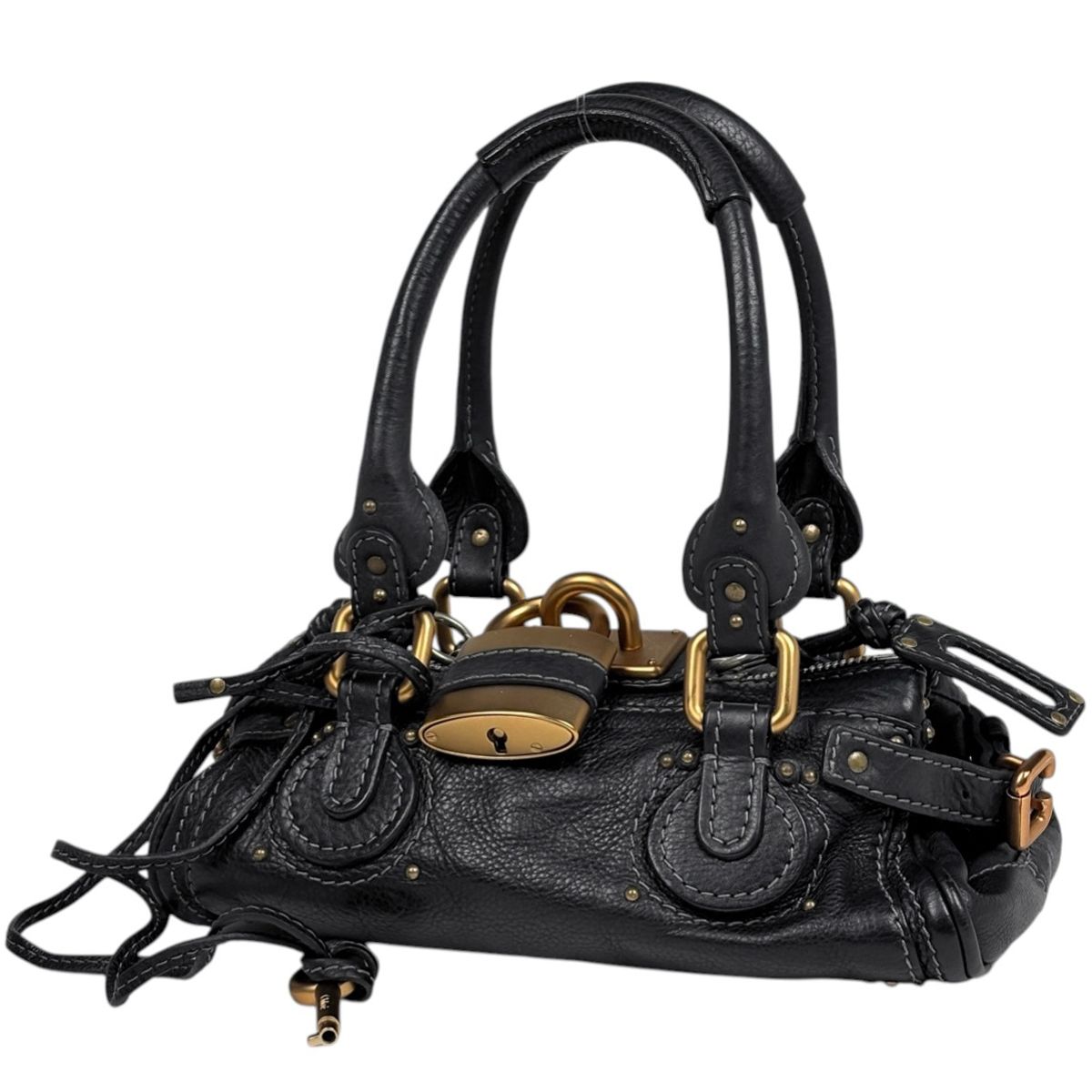 クロエ Chloe パディントン ハンドバッグ ミニ ハンドバッグ レザー 