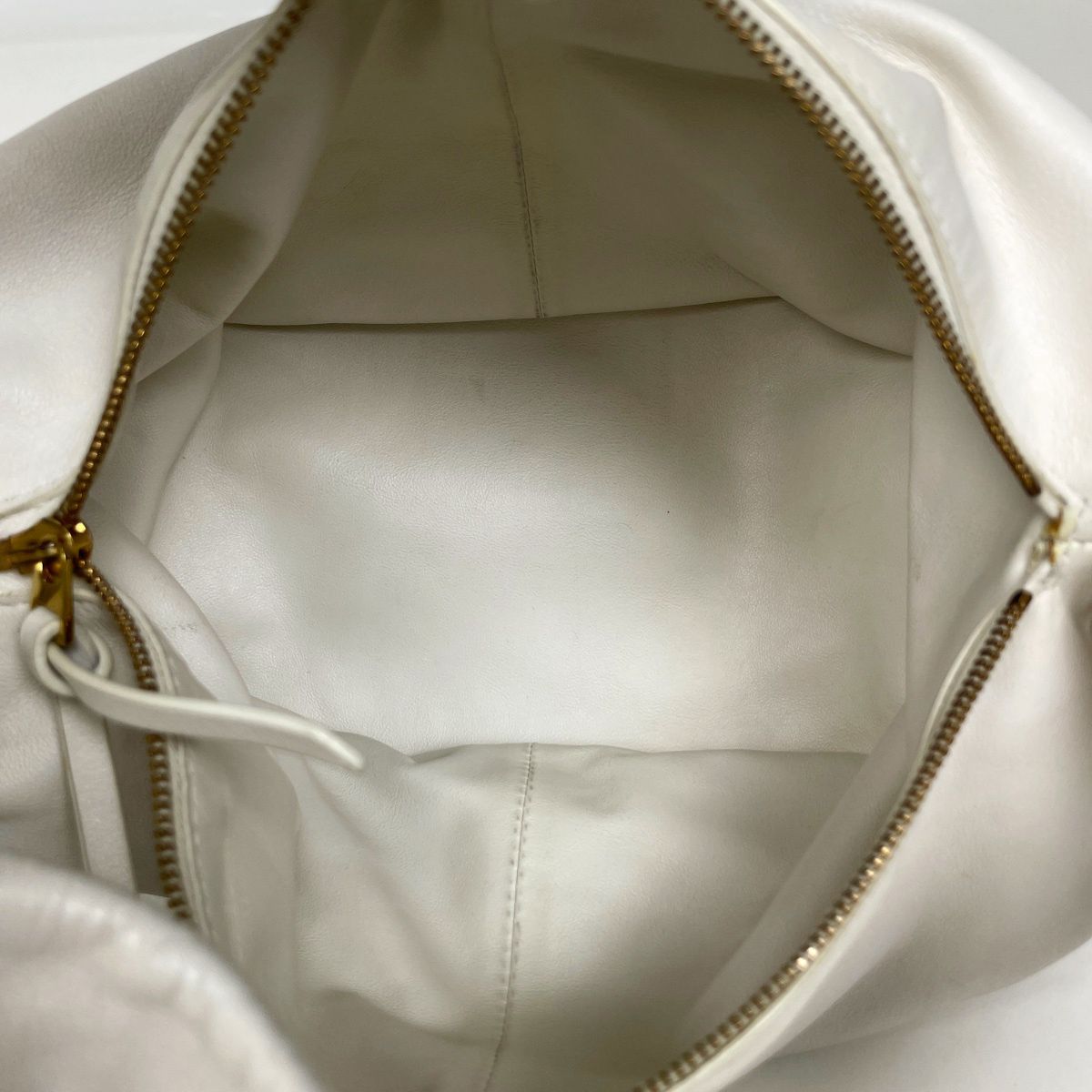 Bottega Veneta ダブルノットハンドバッグ レザー ホワイト 【公式通販】