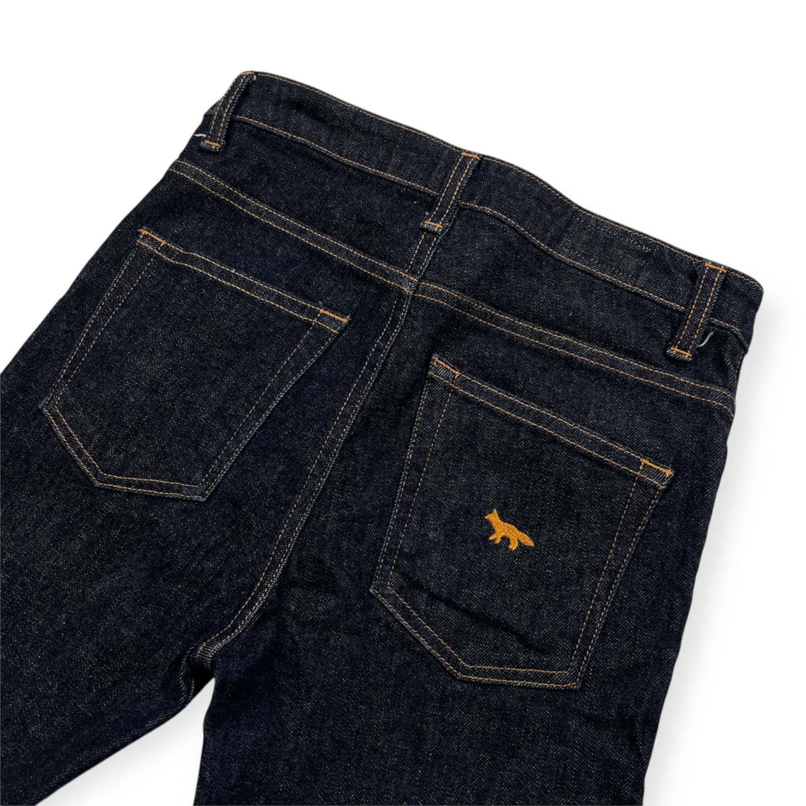 メゾンキツネ　テイパード ジーンズ MAISON KITSUNE メゾンキツネ exclusive テーパード スキニー デニム