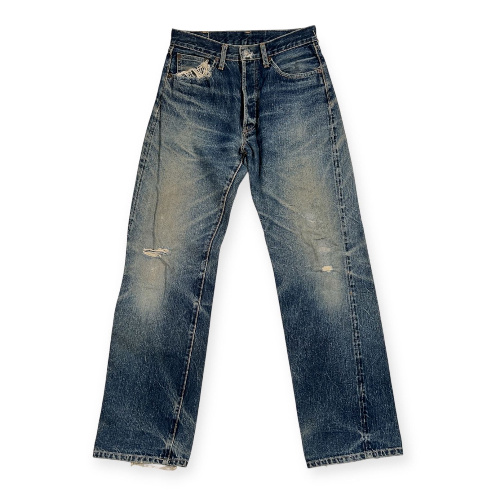 希少 レア VINTAGE by NYLON & CO. 旧リアルマッコイズ セルビッジ 赤耳 激渋 デニムパンツ ジーンズ サイズ 32 /FN083/A6061 希少 レア VINTAGE by NYLON & CO. 旧リアルマッコイズ セルビッジ 赤