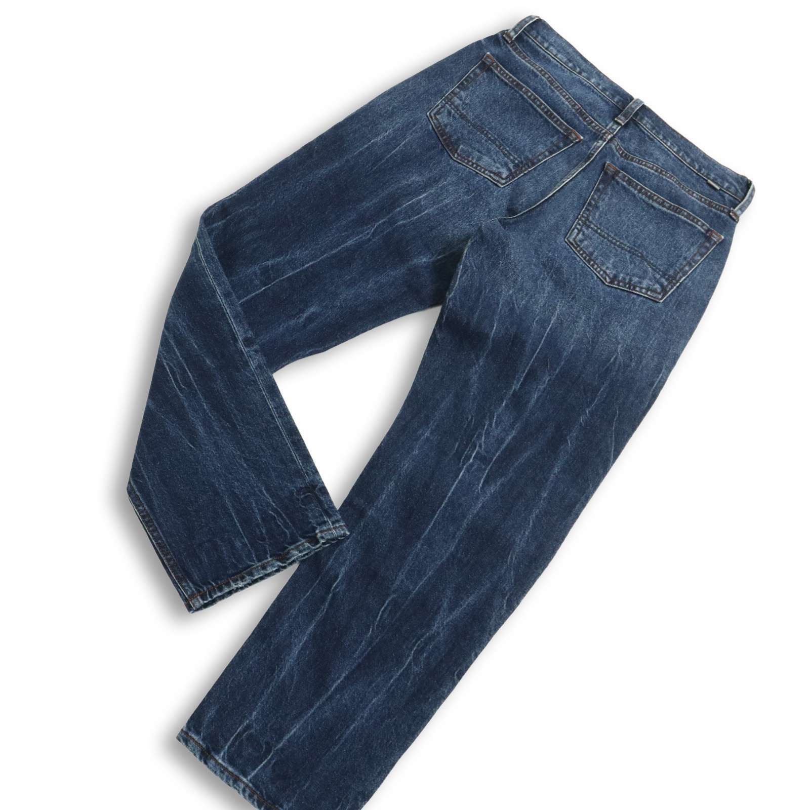 23SS☆ BAYFLOW ベイフロー 通年 USED加工 テーパード ストレッチ 