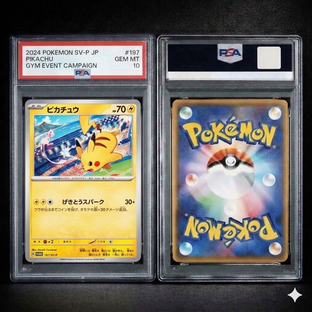 PSA10ピカチュウ：ジムイベントSV-Pプロモカード 197⁄SV-P - メルカリ