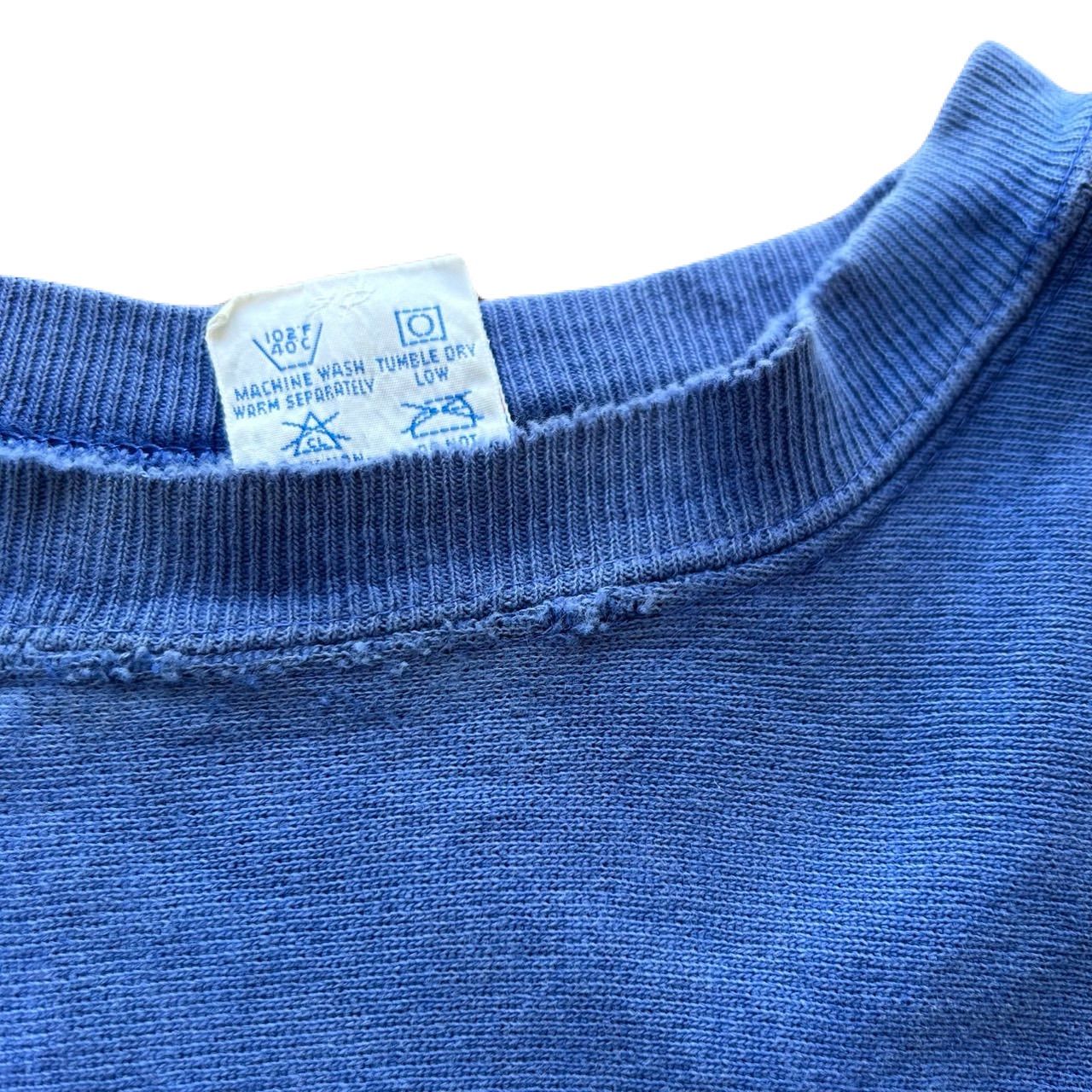 90s 完全目無し Champion チャンピオン USA製 L ブルー Reverse Weave