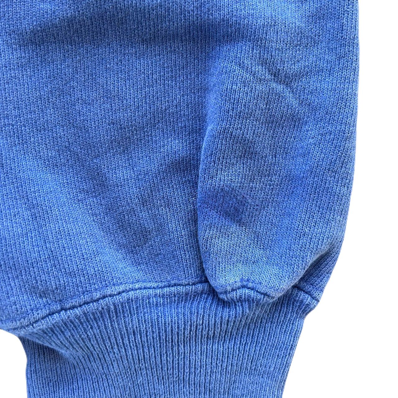 90s 完全目無し Champion チャンピオン USA製 L ブルー Reverse Weave