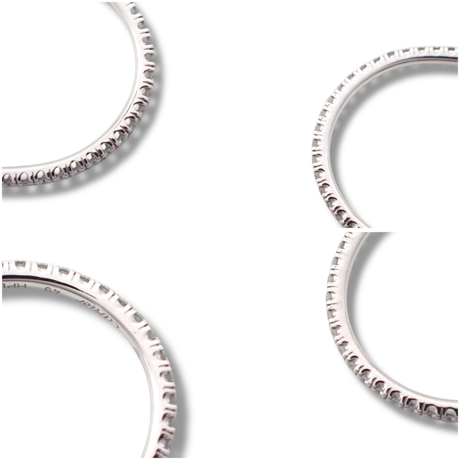 カルティエ　フルエタニティリング　ホワイトゴールド 箱 ギャラ Cartier カルティエ エタンセル ドゥ カルティエ フル