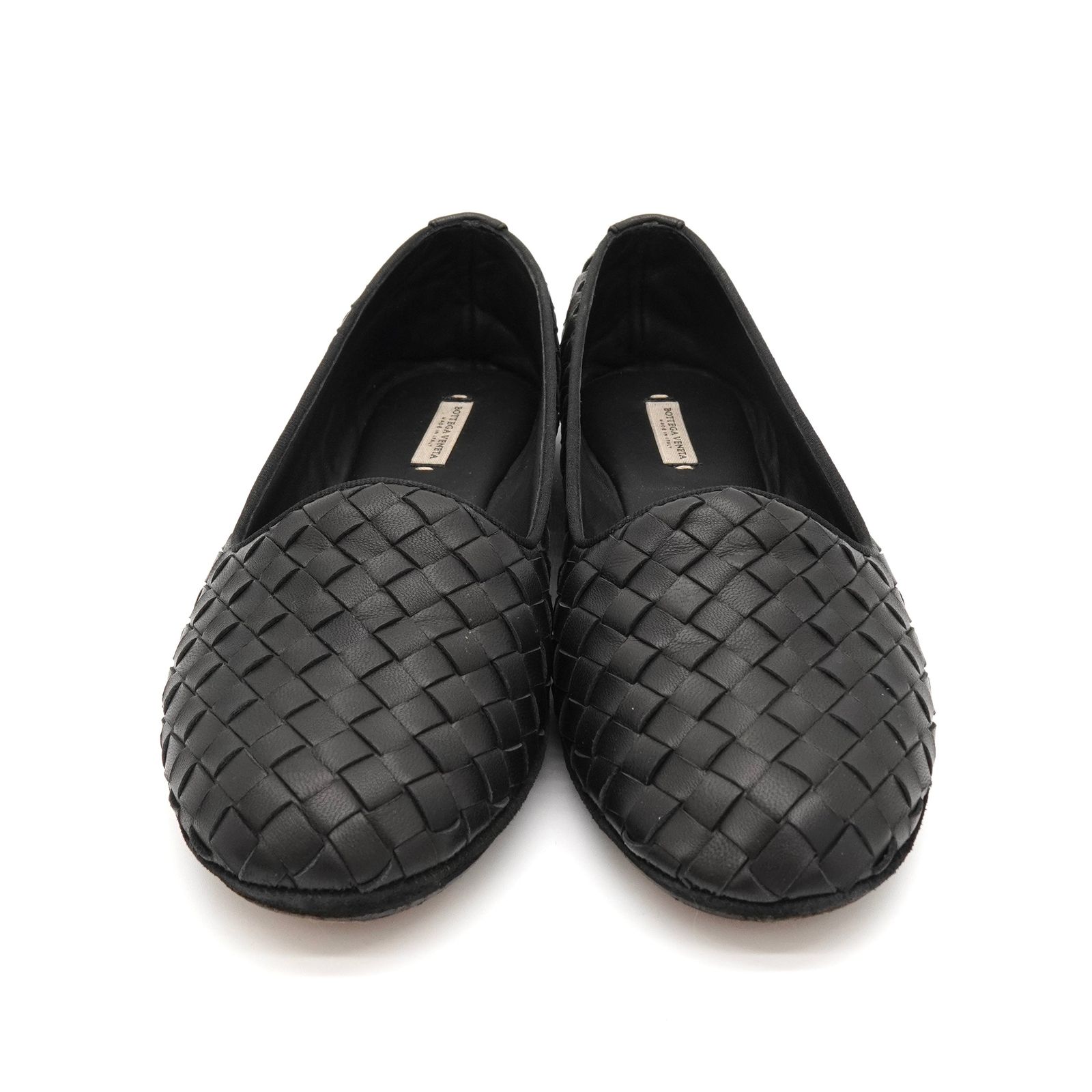 極美品 BOTTEGA VENETA イントレチャート レザーパンプス 黒 SALE価格【3/22(日)23:59までの限定割引中】ボッテガ ヴェネタ