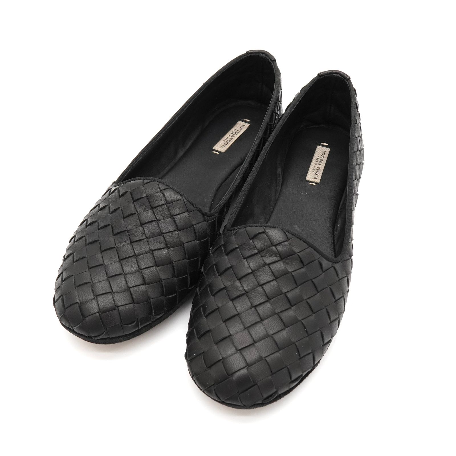美品　BOTTEGA VENETA イントレチャートレザー パンプス ブラック SALE価格【3/22(日)23:59までの限定割引中】ボッテガ ヴェネタ