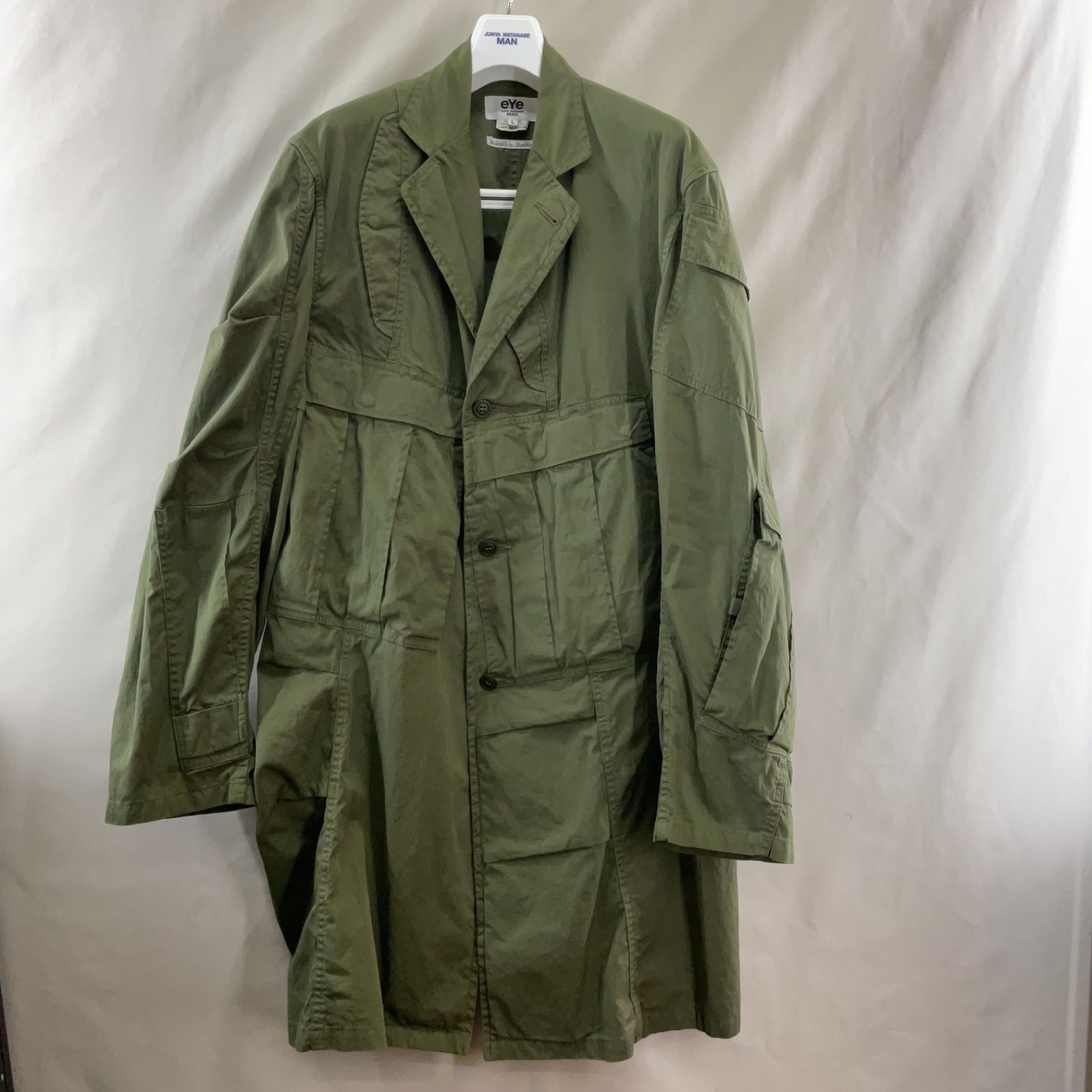 eYe JUNYAWATANABE MAN 綿ナイロンオックス Needles Wネーム COAT 25AW 