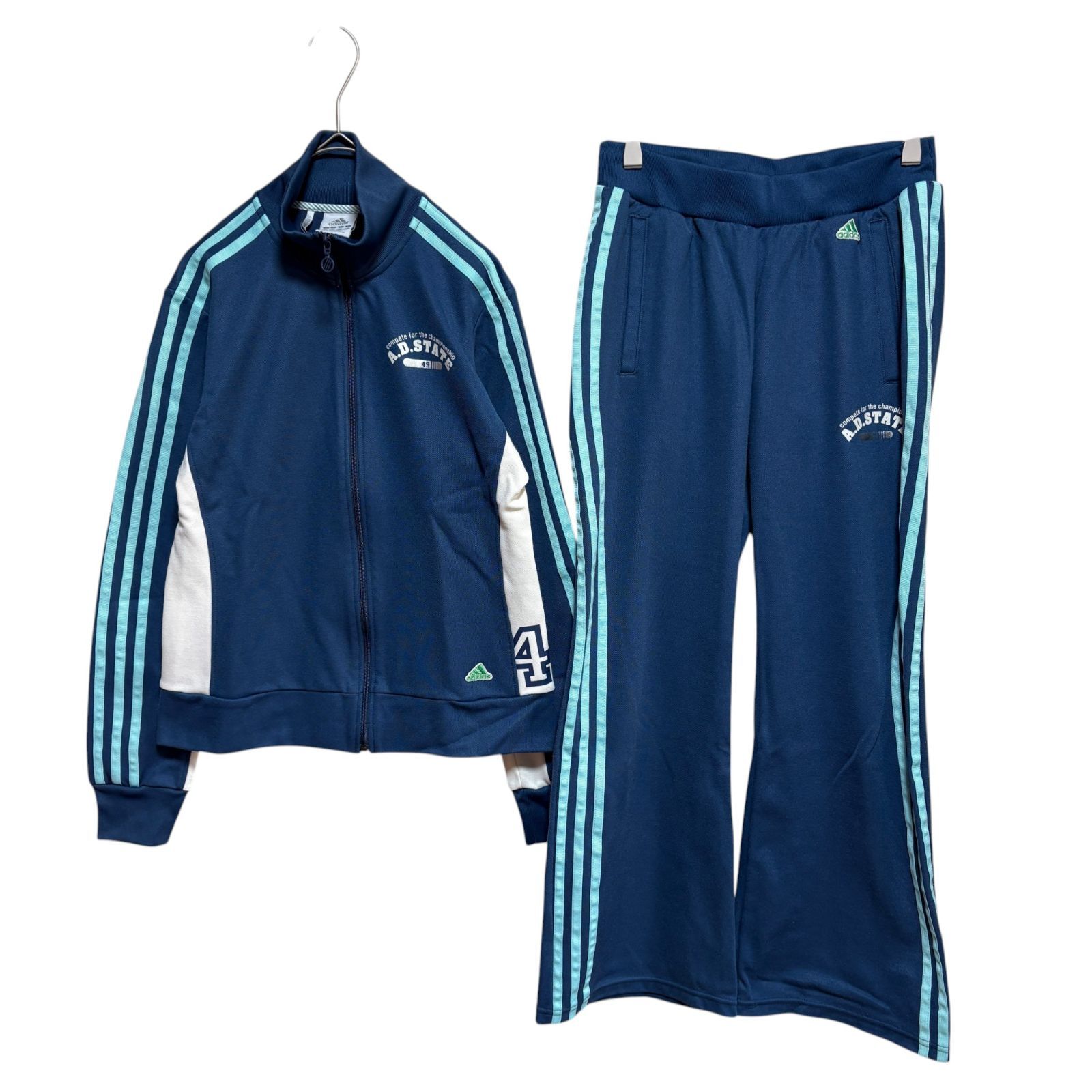 アディダス ネイビー ジャージ セットアップ アディダス adidas