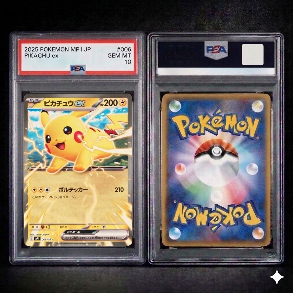 ピカチュウex [MP1 006/23](スタートデッキ100 PSA10 ✓【PSA10】ピカチュウex [MP1 006/23] スタートデッキ100 「バトル