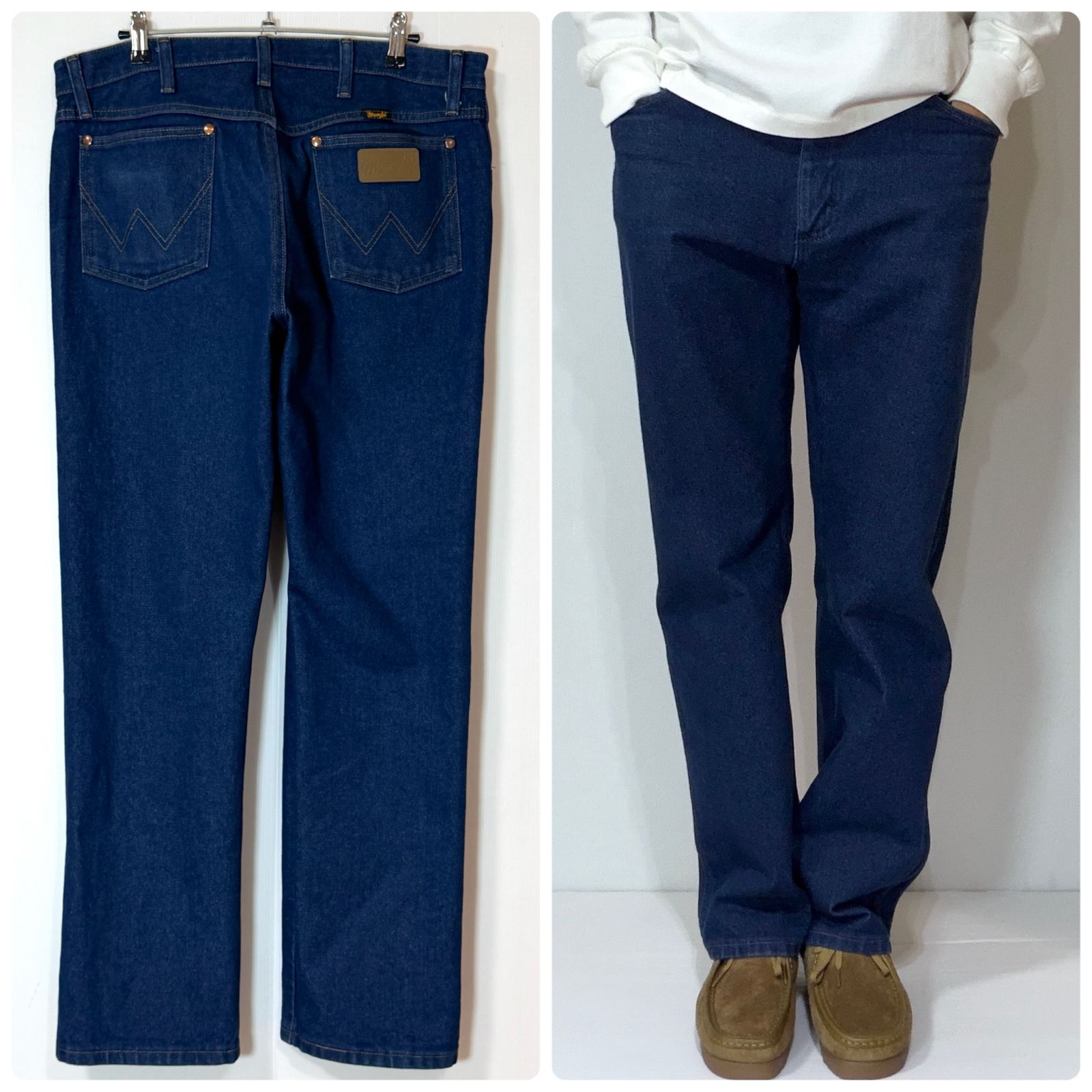 美品 良サイズ 00s Wrangler ラングラー デニム パンツ 13MWZ A001 
