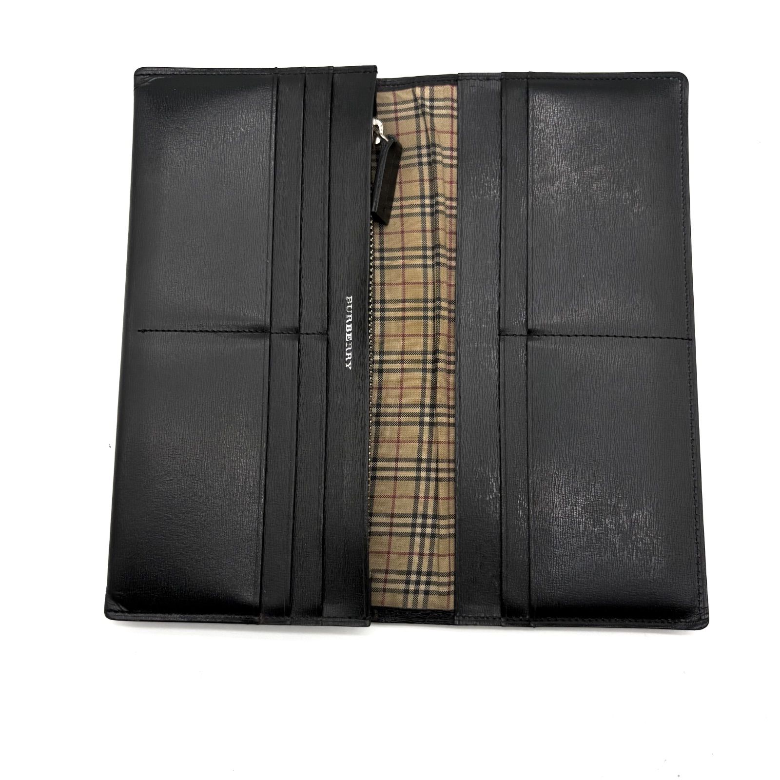 美品✨】BURBERRY BLACK LABEL leather wallet バーバリーブラック 