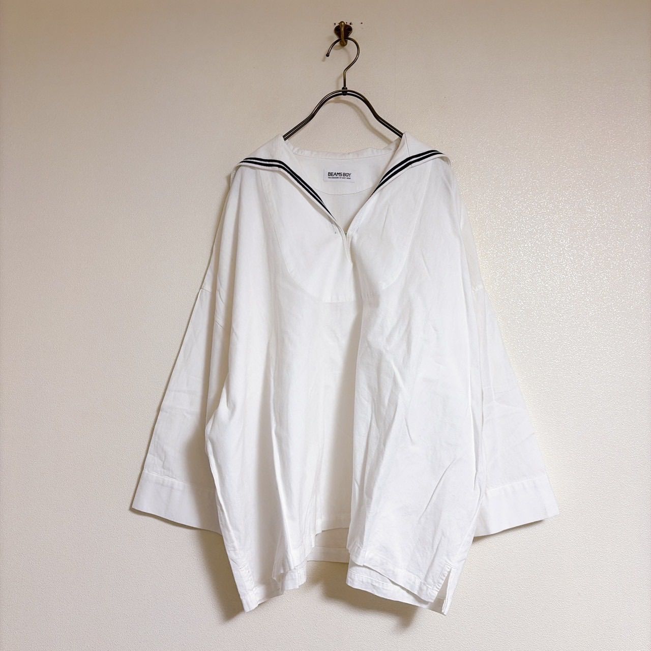 BEAMS BOY ビームスボーイ セーラー シャツ ブラウス マリン セーラー 