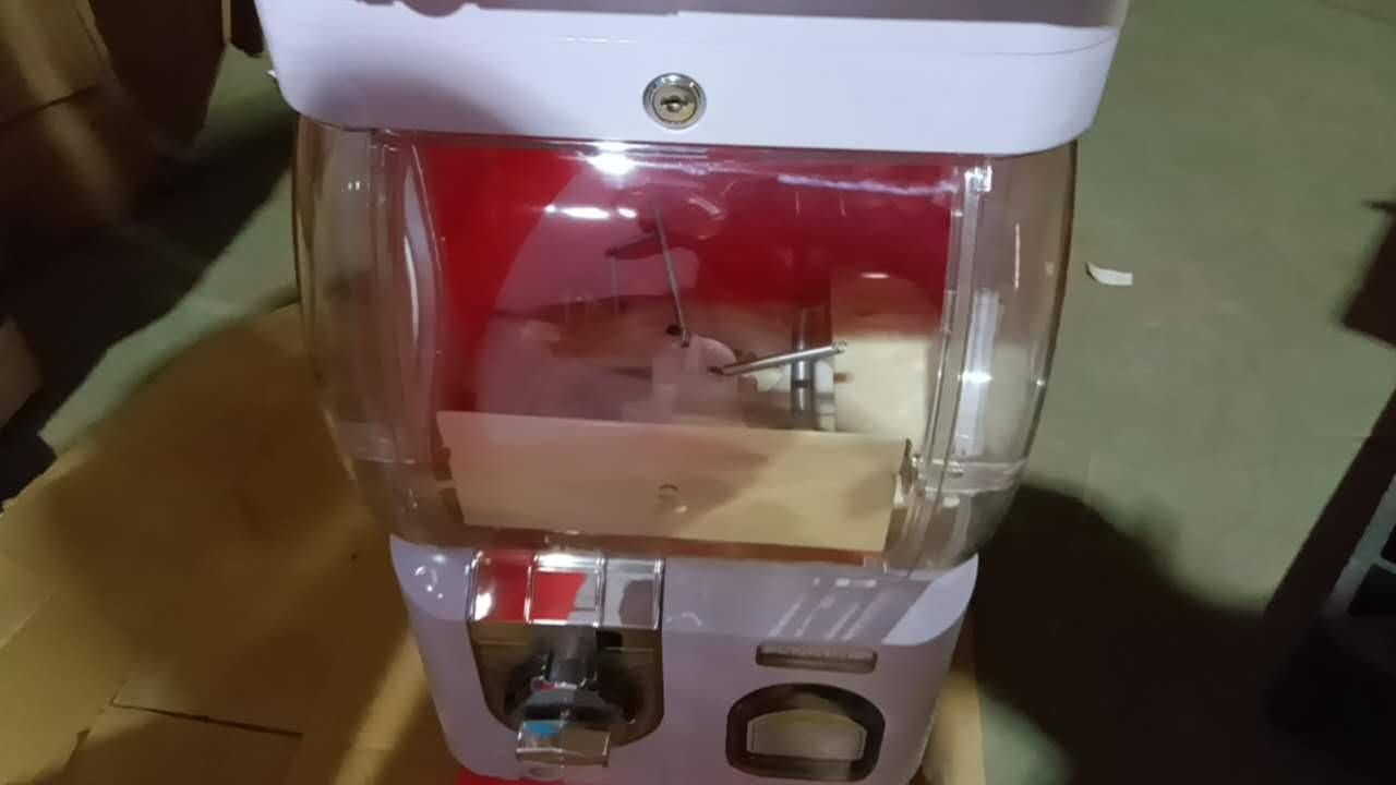 中古】ガチャマシン 2段式 本体 大容量 50~75mm対応 業務用 ガチャ