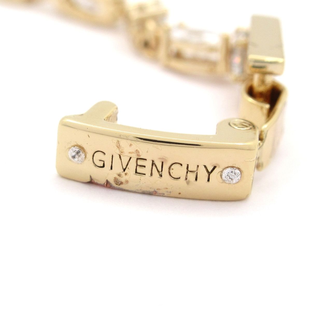 GIVENCHY ジバンシー ブレスレット ゴールド ロゴ ヴィンテージ
